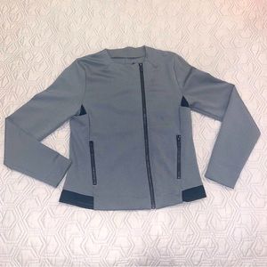 Adidas Dri-fit Side zipper jacket running sweatshirt paneled pockets Small